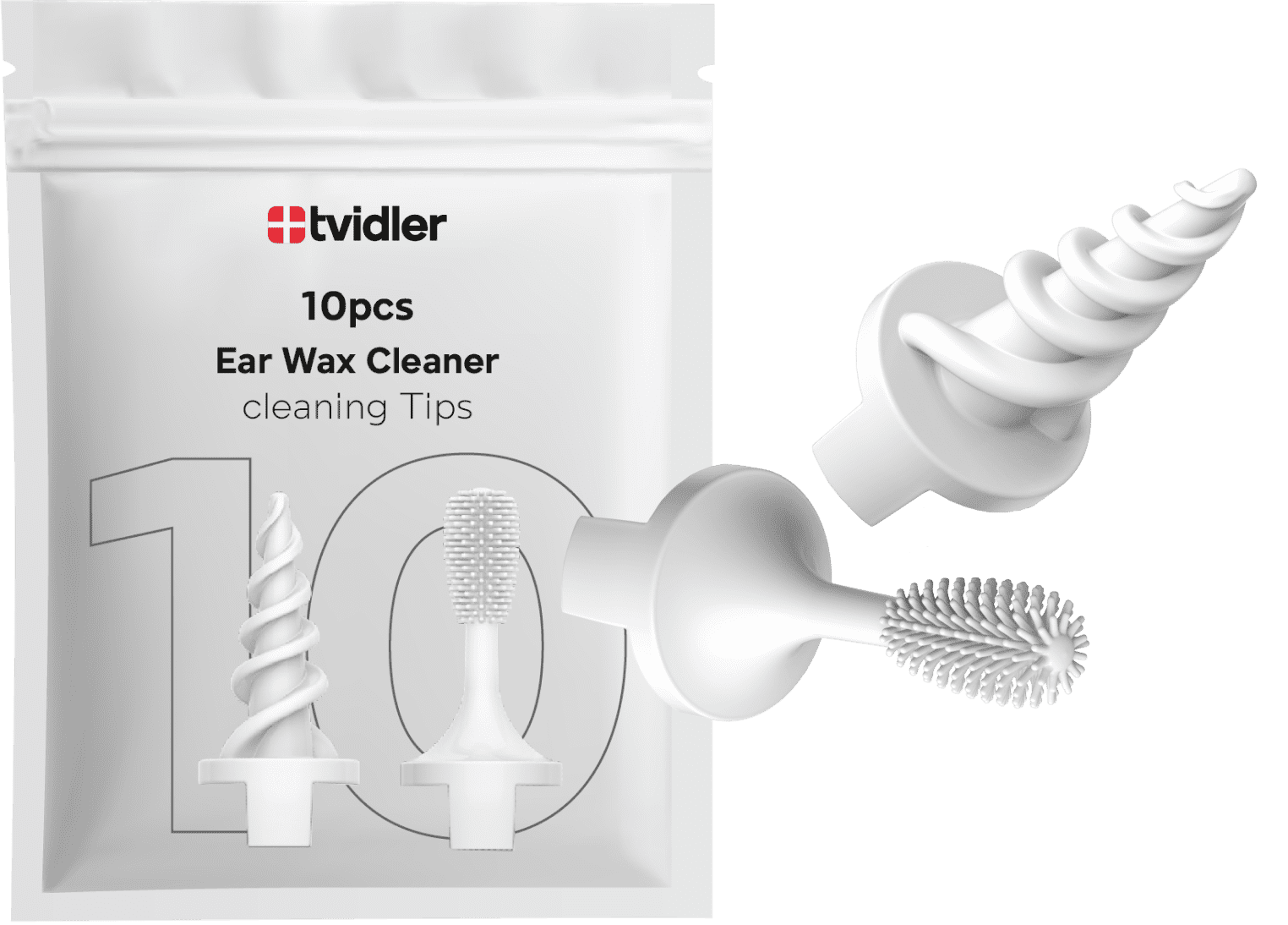 Extra Tvidler Handle - Assure que tout le monde dans la famille a un outil  de nettoyage des oreilles sûr, fiable et efficace. Compatible avec toutes  les têtes de rechange en spirale